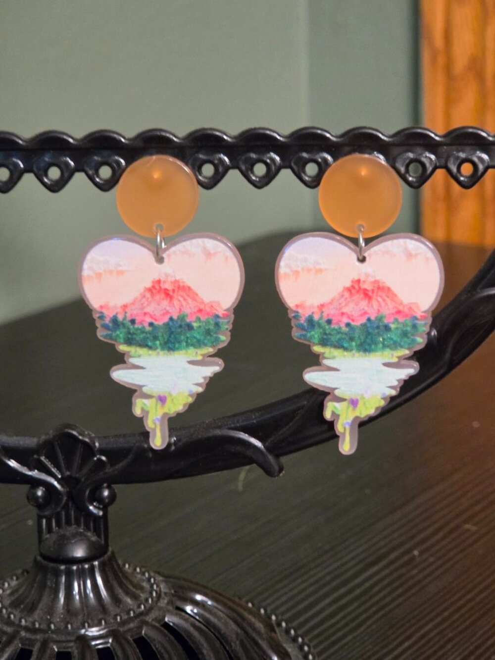 Mount Fuji Earrings